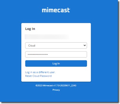Mimecast Login