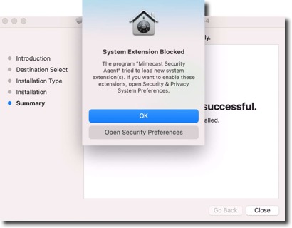 Installing the Mimecast Security Agent