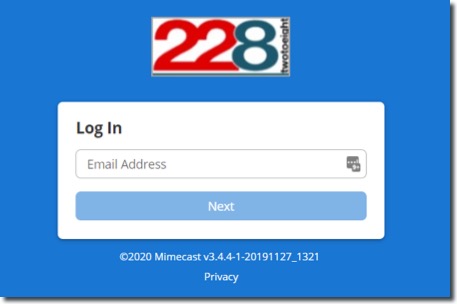 Secure Messaging Portal Login