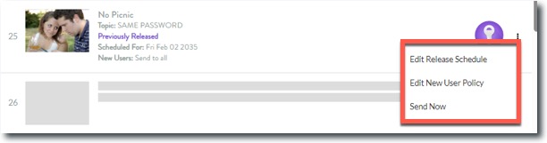 Training module options - previously released