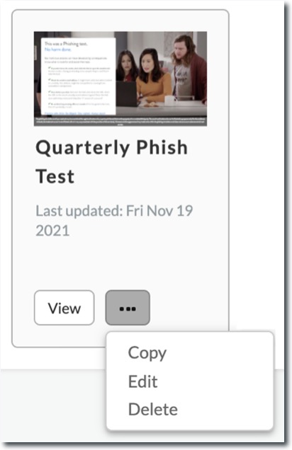 Landing Page Actions