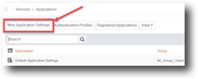 Application Settings