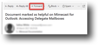 Forwarding Message