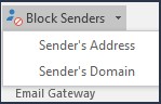 Mimecast for Outlook Blocking Senders and Reporting Spam Phishing_2