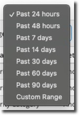 Security Report Date Range