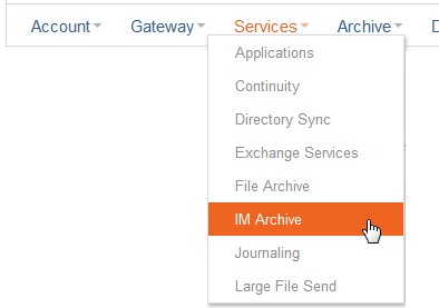 Cloud Archive for Lync IM
