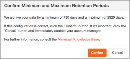 Validating Your Minimum Retention Setting