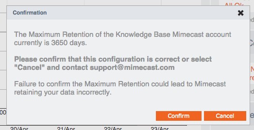 Validate Maximum Retention