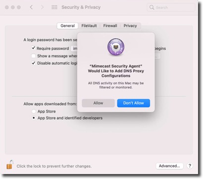 Installing the Mimecast Security Agent
