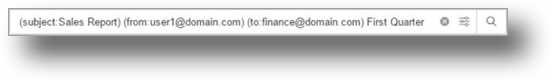Mimecast for Outlook search syntax