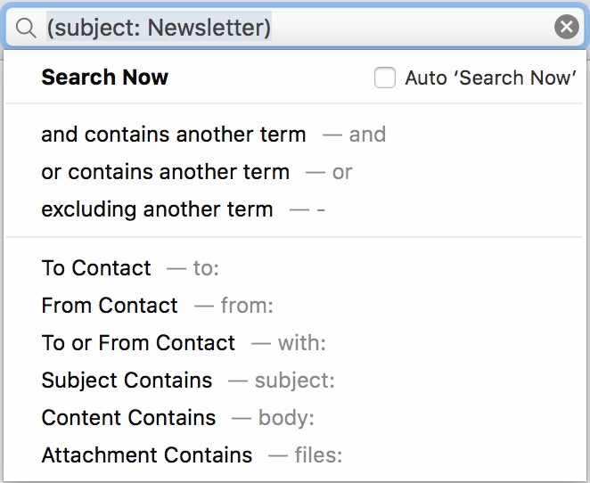 Mimecast for Mac Searching_2