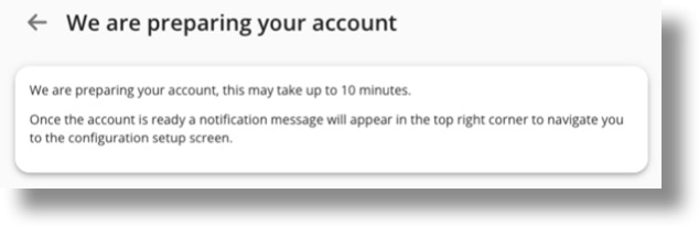 Preparing Your Account