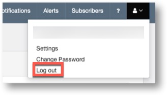 Log Out of Service Monitor