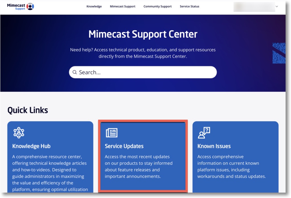 10Mimecast Support Center