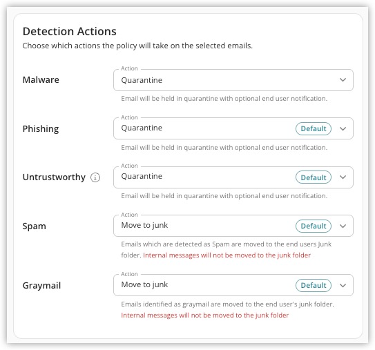 new CI detection actions