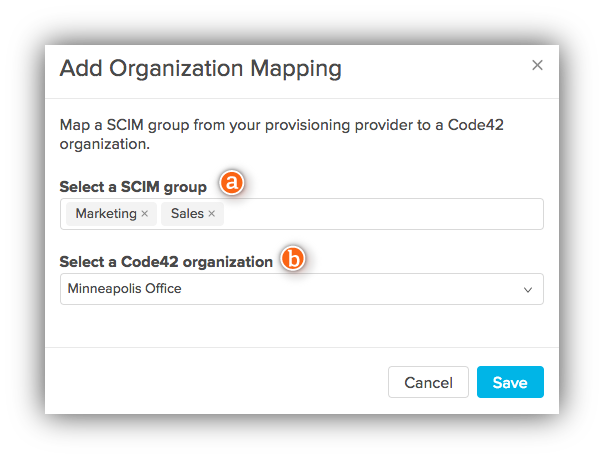Provisioning provider add mapping