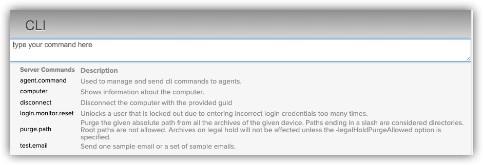 Incydr console command line interface