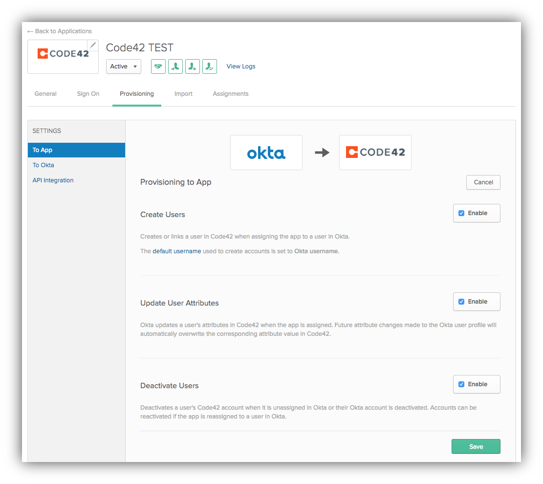 Okta-enable-provisioning
