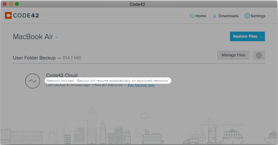 Network Blocked error