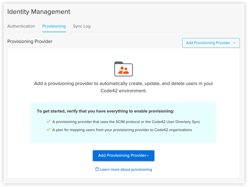 Add provisioning provider