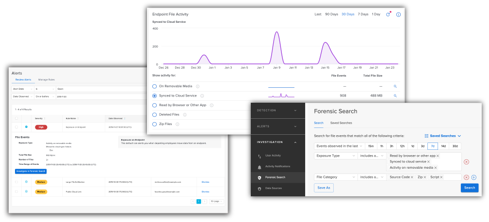 Code42 insider threat features