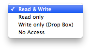 Read and write access