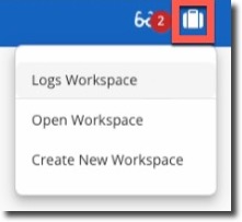 Workspace Favorites Navigation