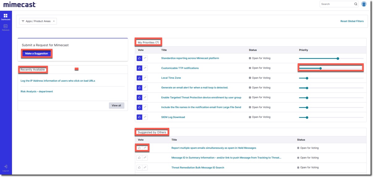 The Feedback Portal Dashboard