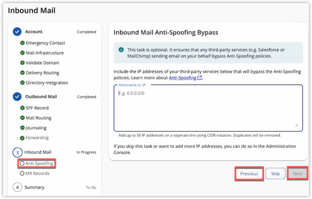 Anti-Spoofing Bypass