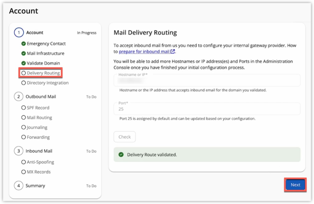 Delivery Route Validated