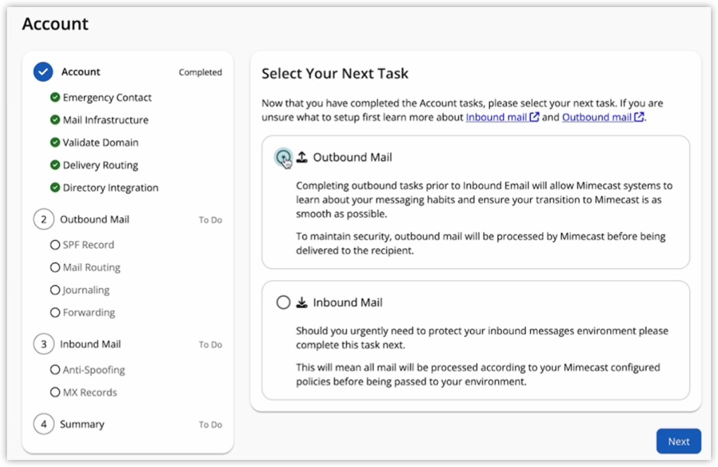 Account Setup Complete