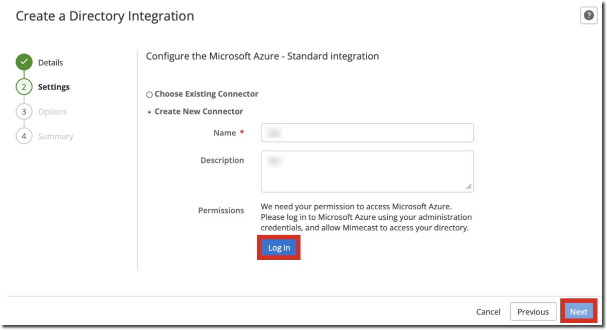 Create Directory Integration