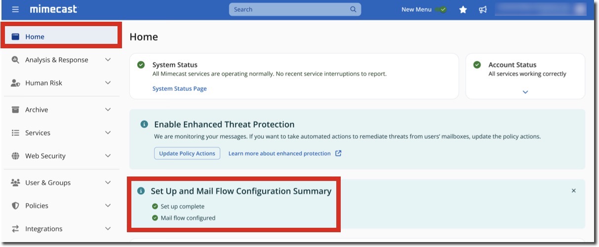 Configurarion Complete