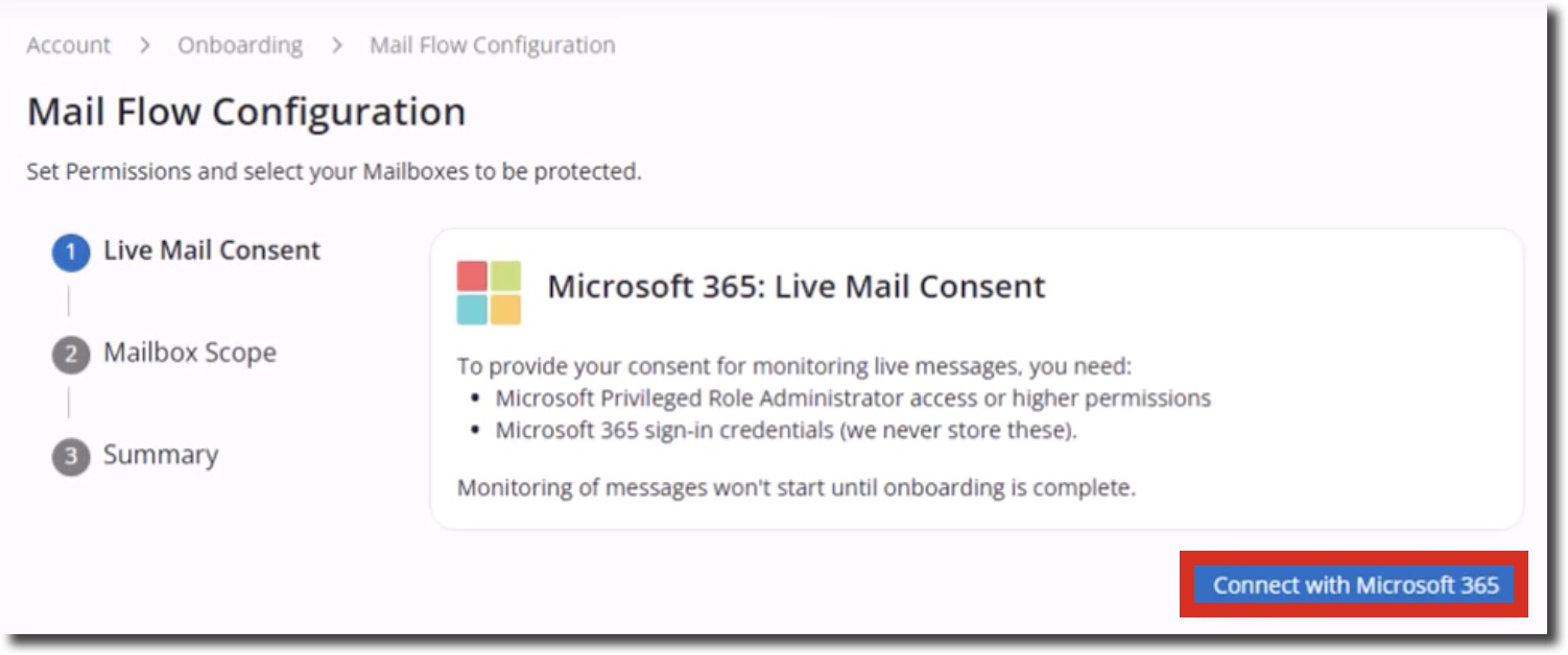 Live Mail Consent