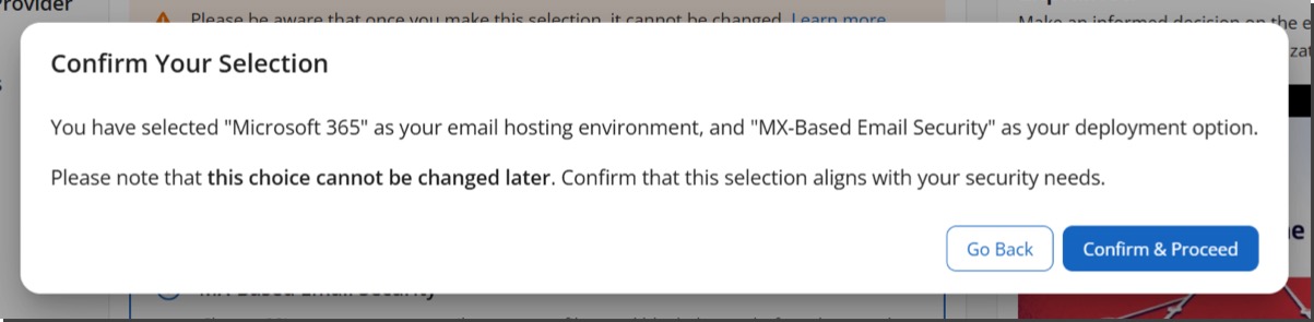 Microsoft 365 Deployment Option Confirm Your Selection