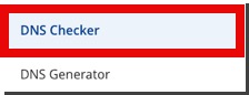 DMARC Analyzer 2.0 DNS Checker navigation