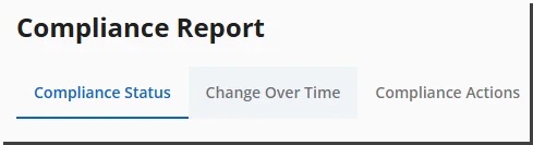 DMARC Analyzer 2.0 Compliance Report tabbed sections